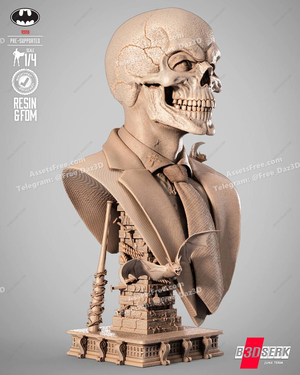 P站图纸印象馆 B3DSERK DC漫画 黑面具 B3DSERK DC漫画 黑面具