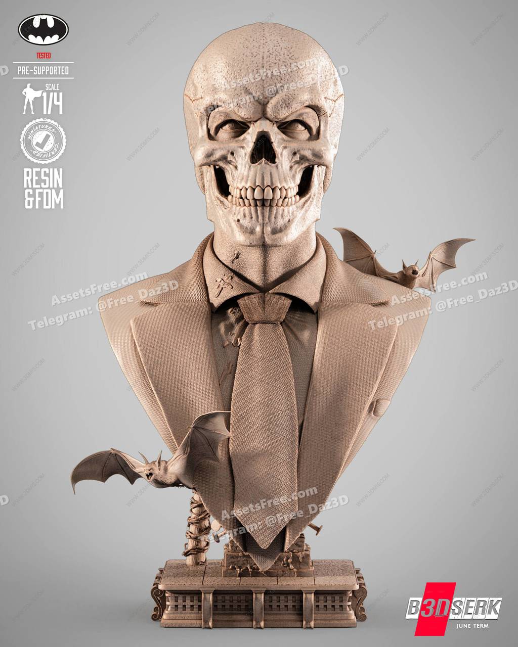 P站图纸印象馆 B3DSERK DC漫画 黑面具 B3DSERK DC漫画 黑面具