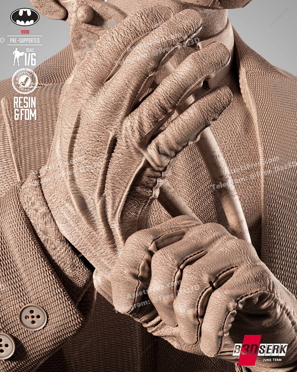 P站图纸印象馆 B3DSERK DC漫画 黑面具 B3DSERK DC漫画 黑面具