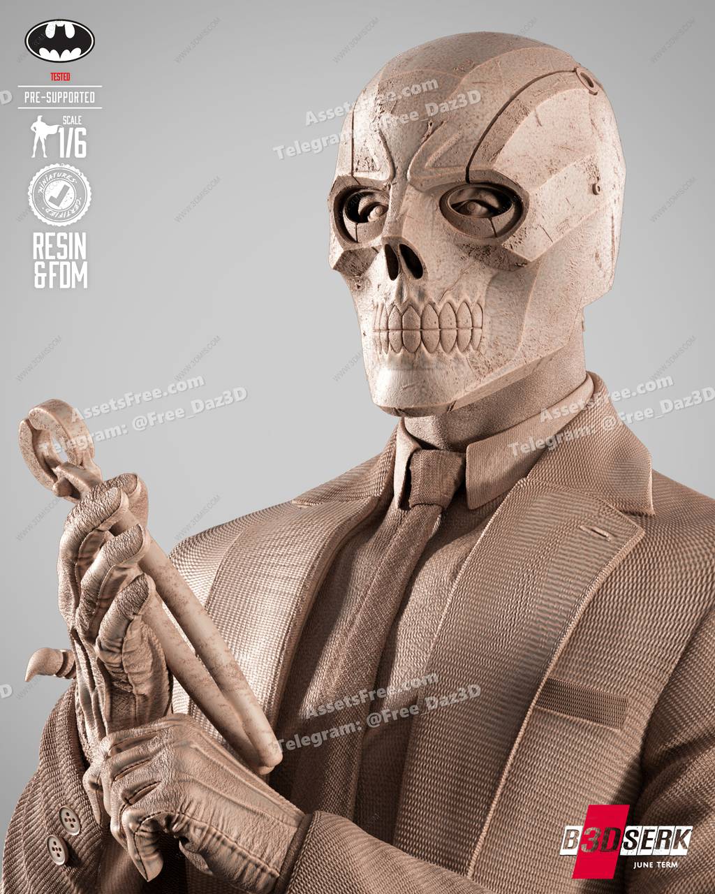 P站图纸印象馆 B3DSERK DC漫画 黑面具 B3DSERK DC漫画 黑面具