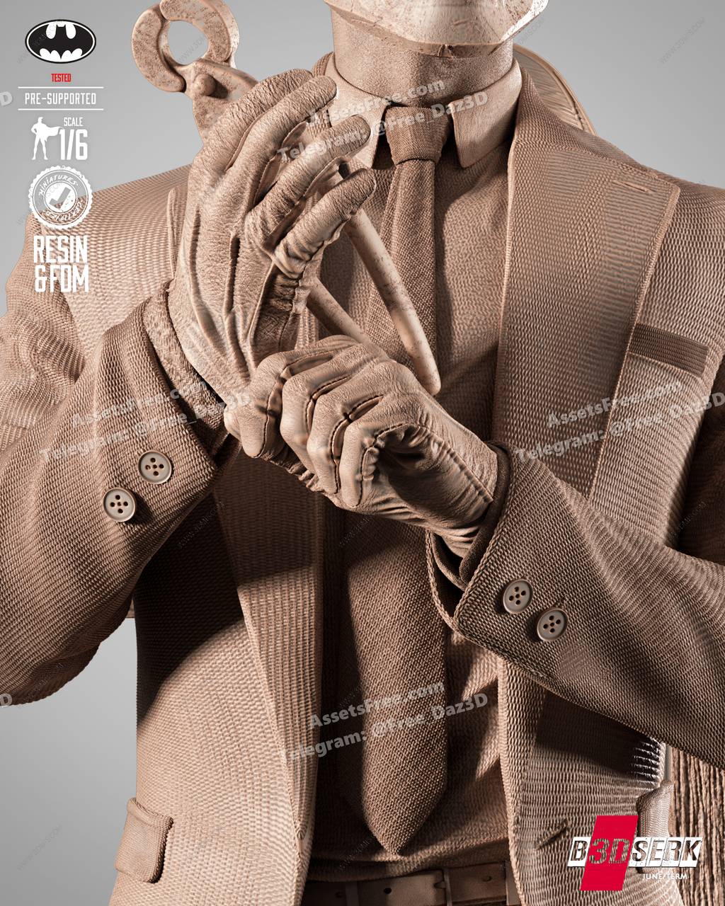 P站图纸印象馆 B3DSERK DC漫画 黑面具 B3DSERK DC漫画 黑面具