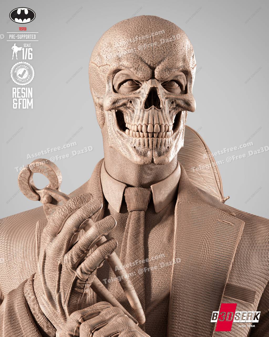 P站图纸印象馆 B3DSERK DC漫画 黑面具 B3DSERK DC漫画 黑面具