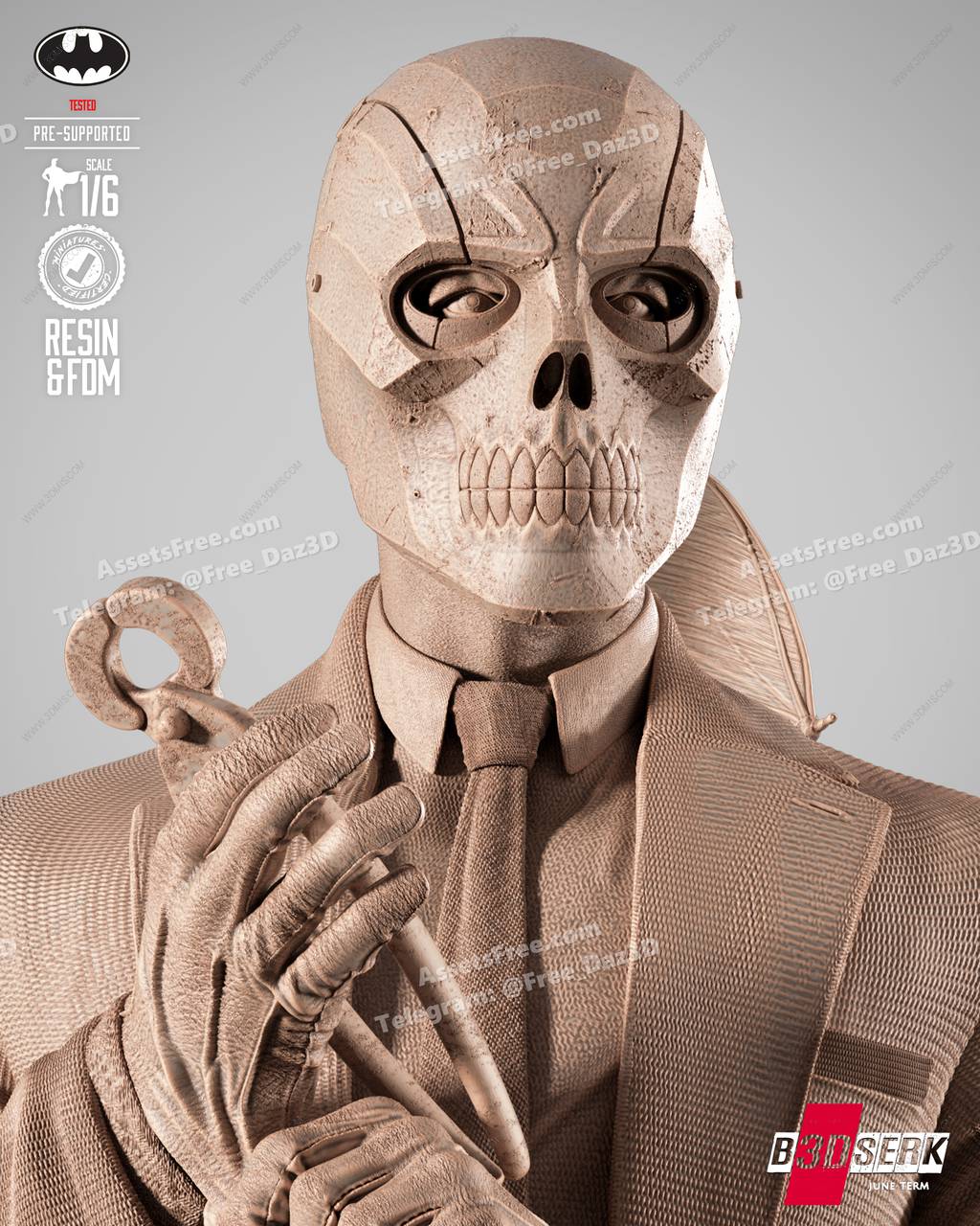 P站图纸印象馆 B3DSERK DC漫画 黑面具 B3DSERK DC漫画 黑面具