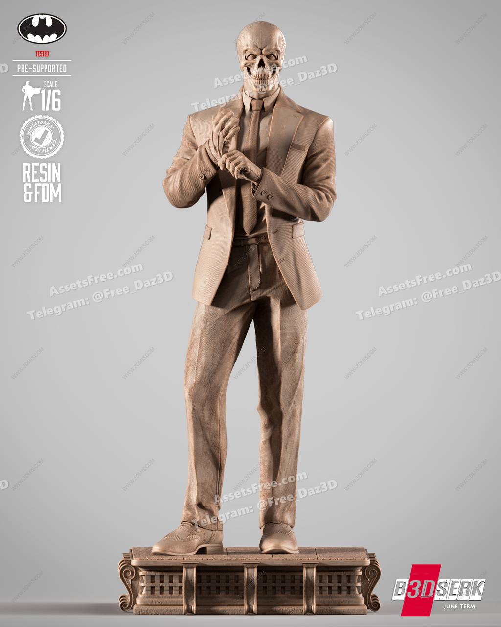 P站图纸印象馆 B3DSERK DC漫画 黑面具 B3DSERK DC漫画 黑面具