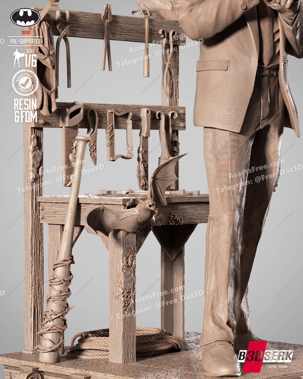 P站图纸印象馆 B3DSERK DC漫画 黑面具 B3DSERK DC漫画 黑面具