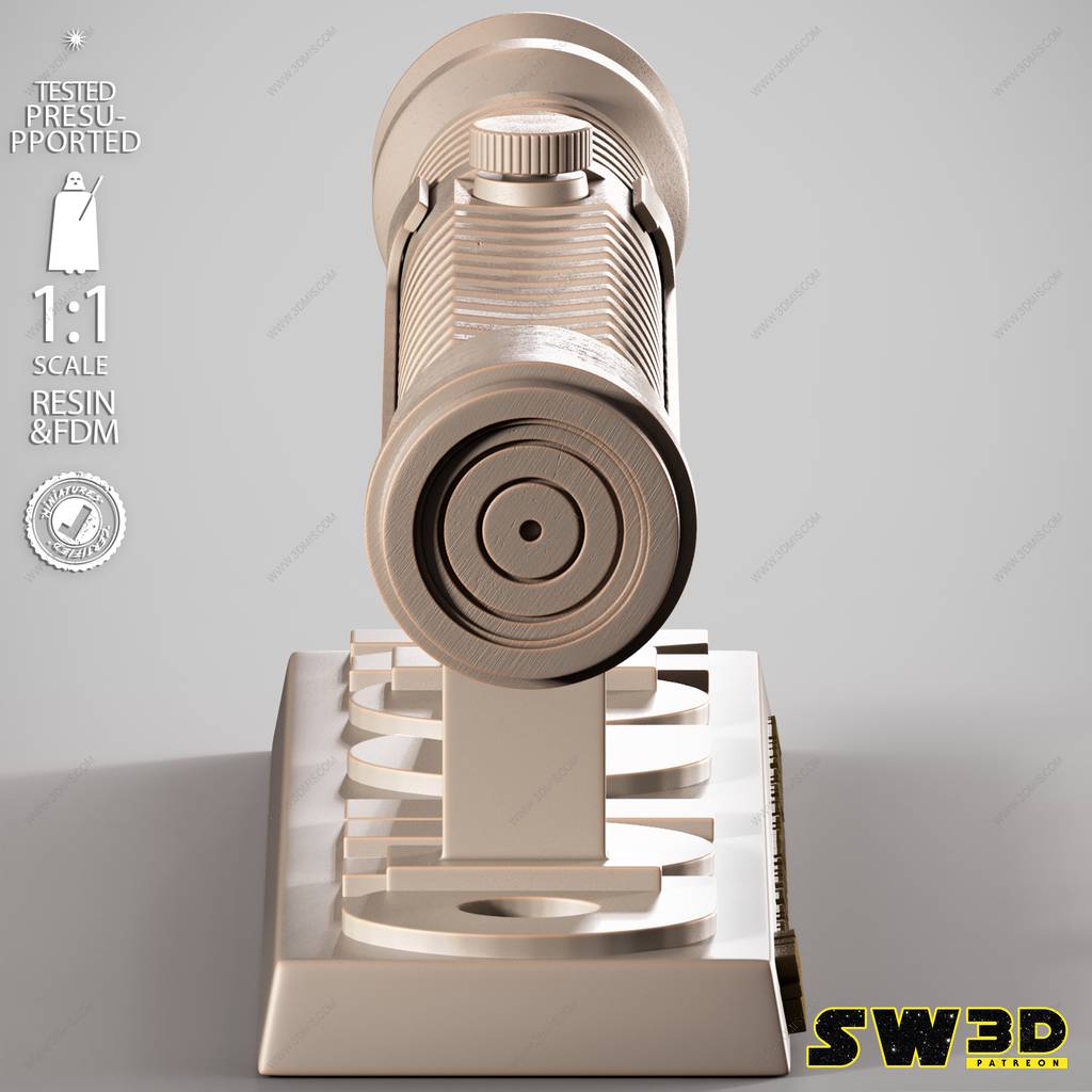 P站图纸印象馆 SW3D 星球大战 奎刚·金的光剑 SW3D 星球大战 奎刚·金的光剑