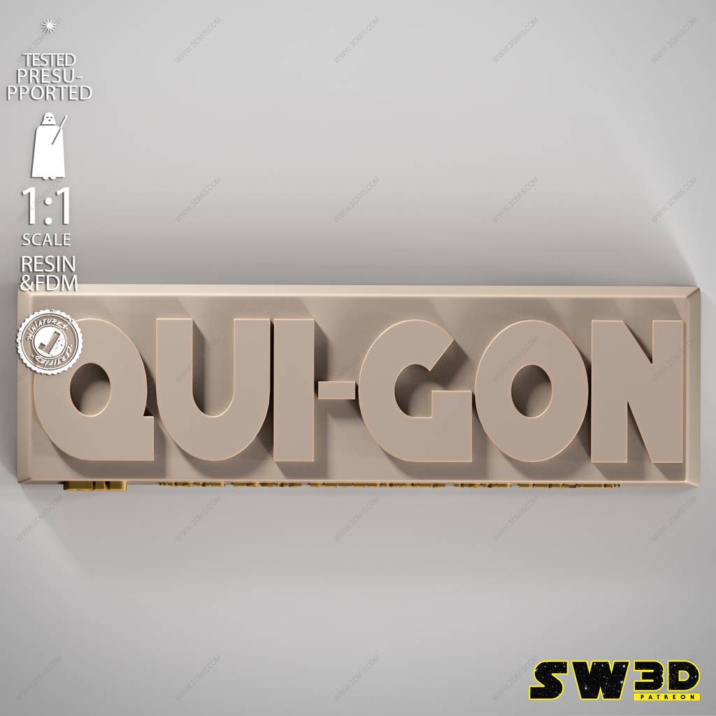 P站图纸印象馆 SW3D 星球大战 奎刚·金的光剑 SW3D 星球大战 奎刚·金的光剑