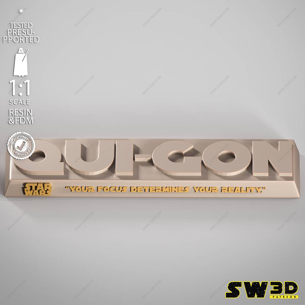 P站图纸印象馆 SW3D 星球大战 奎刚·金的光剑 SW3D 星球大战 奎刚·金的光剑