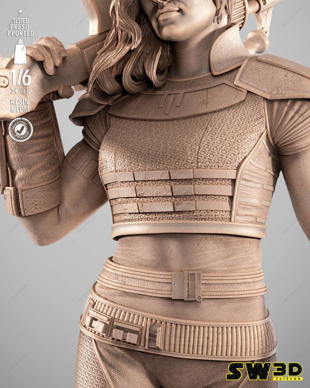 P站图纸印象馆 SW3D 星球大战 卡拉辛西娅·杜恩 SW3D 星球大战 卡拉辛西娅·杜恩