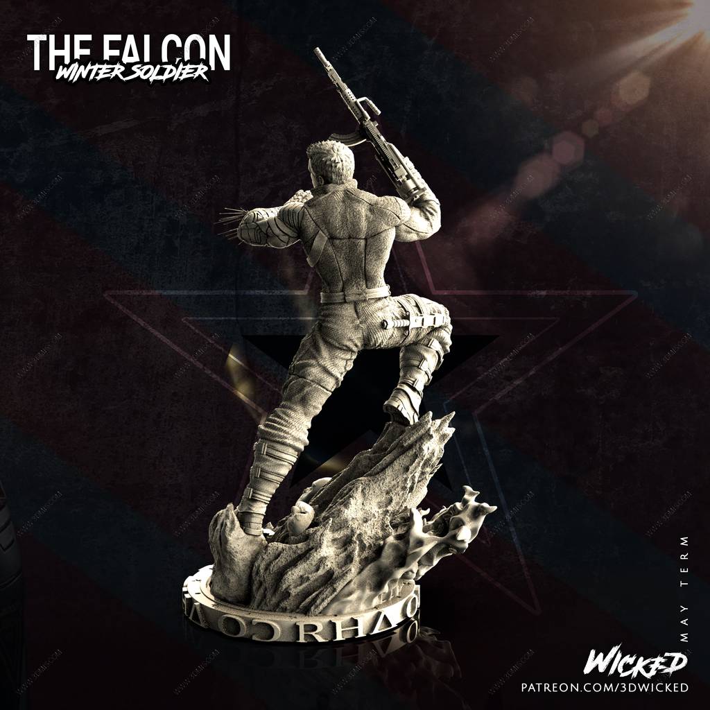 P站图纸印象馆 3DWicked 漫威 冬日战士 3DWicked 漫威 冬日战士