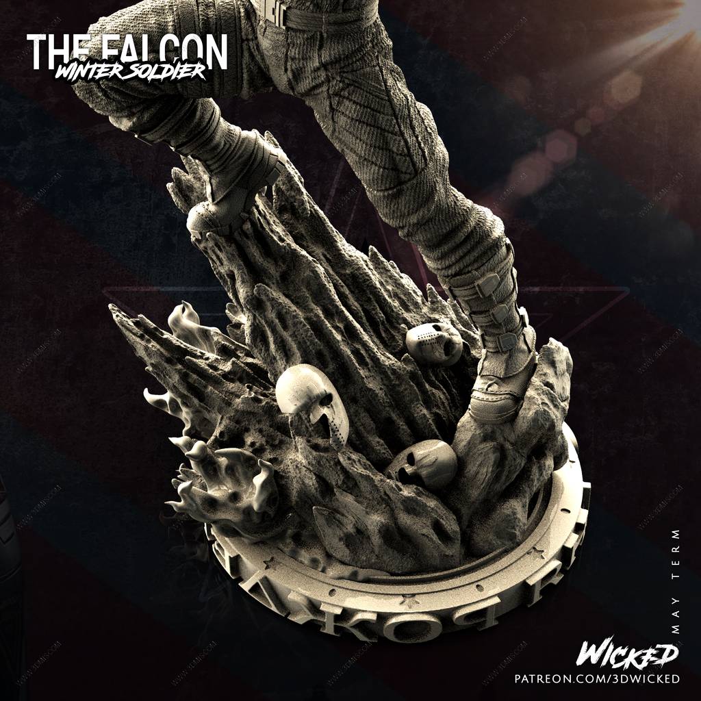 P站图纸印象馆 3DWicked 漫威 冬日战士 3DWicked 漫威 冬日战士