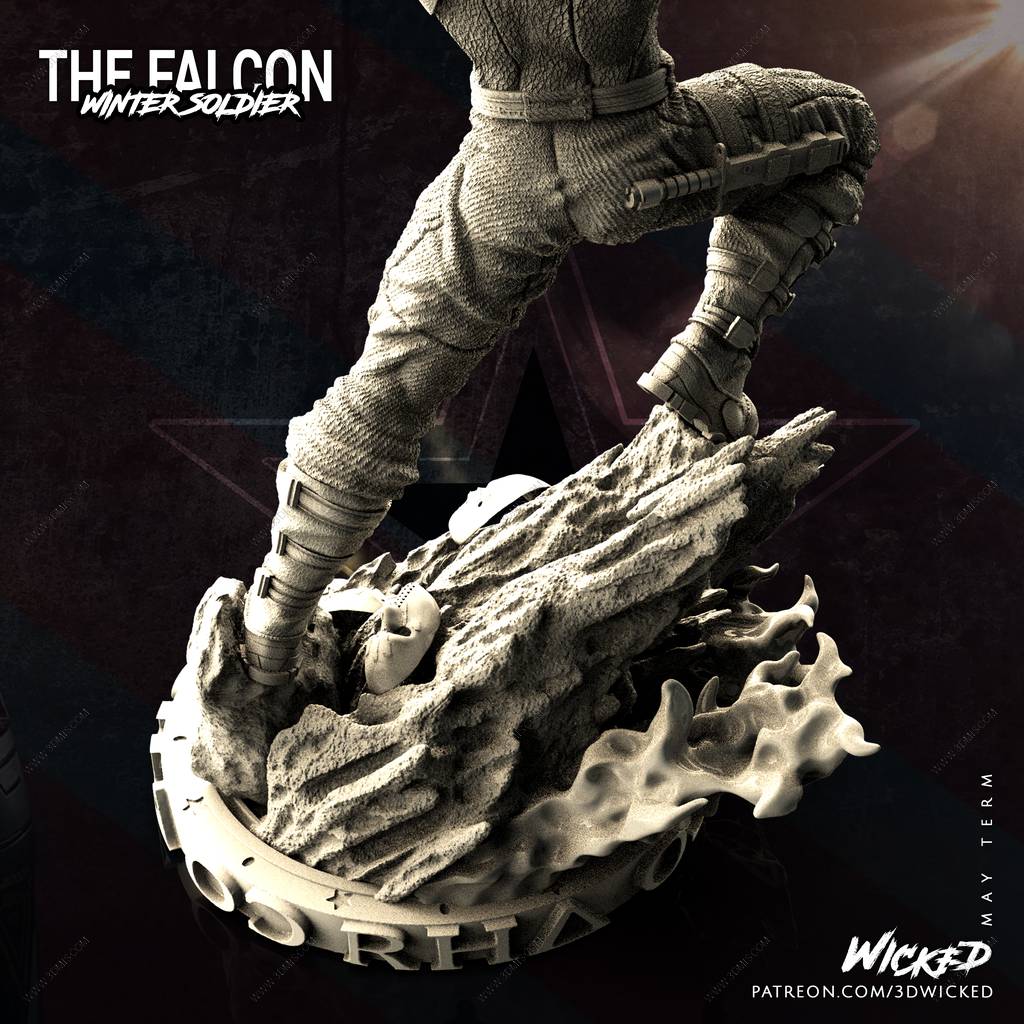 P站图纸印象馆 3DWicked 漫威 冬日战士 3DWicked 漫威 冬日战士
