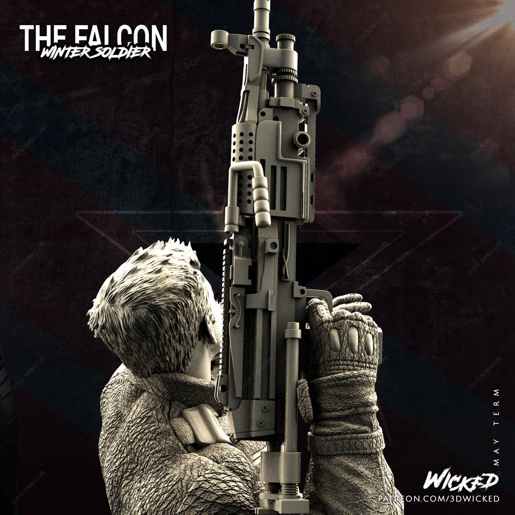 P站图纸印象馆 3DWicked 漫威 冬日战士 3DWicked 漫威 冬日战士