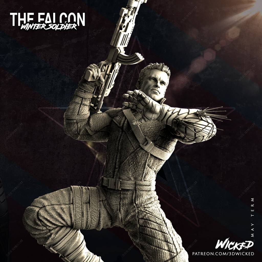 P站图纸印象馆 3DWicked 漫威 冬日战士 3DWicked 漫威 冬日战士