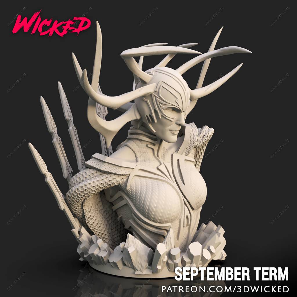 P站图纸印象馆 3DWicked 漫威 海拉 3DWicked 漫威 海拉