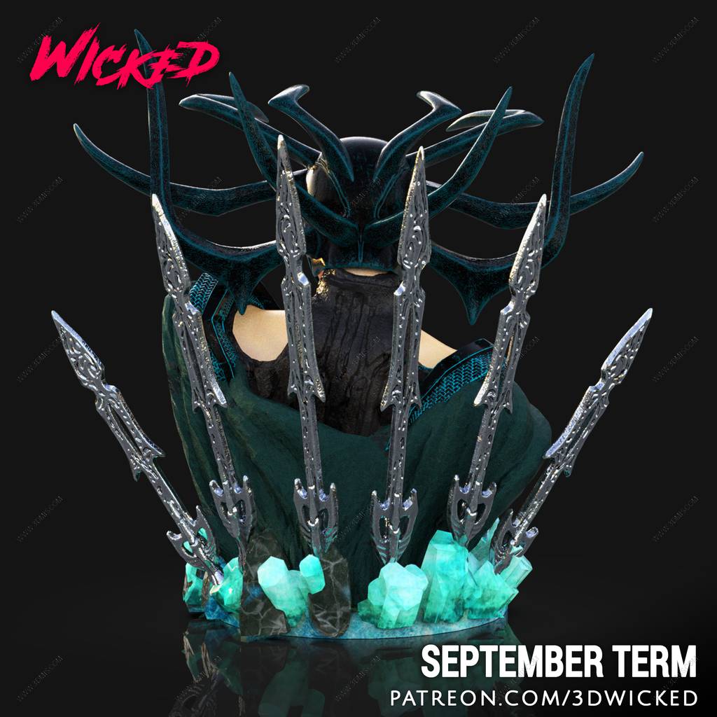 P站图纸印象馆 3DWicked 漫威 海拉 3DWicked 漫威 海拉