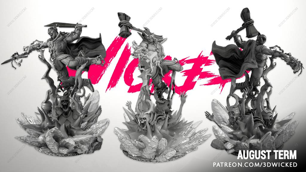 P站图纸印象馆 3DWicked 漫威 托尔 3DWicked 漫威 托尔