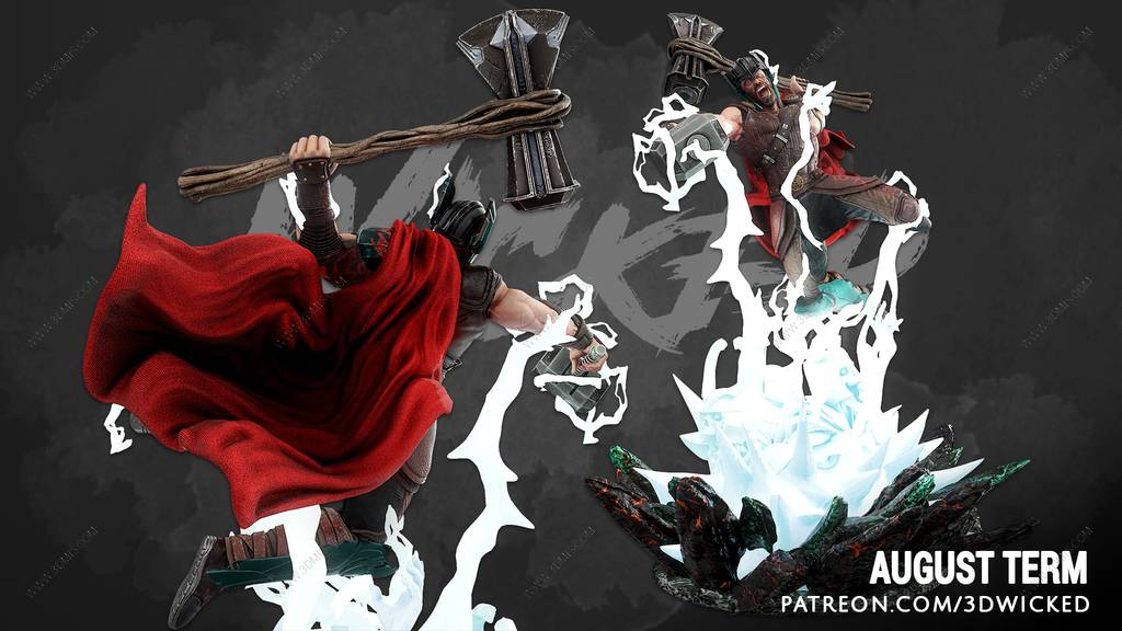 P站图纸印象馆 3DWicked 漫威 托尔 3DWicked 漫威 托尔