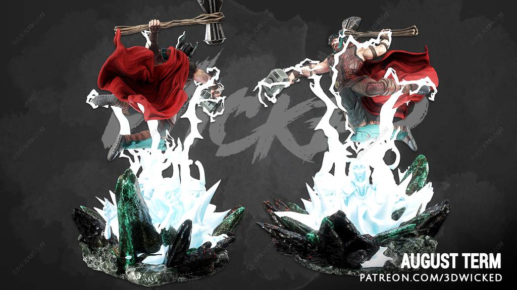 P站图纸印象馆 3DWicked 漫威 托尔 3DWicked 漫威 托尔