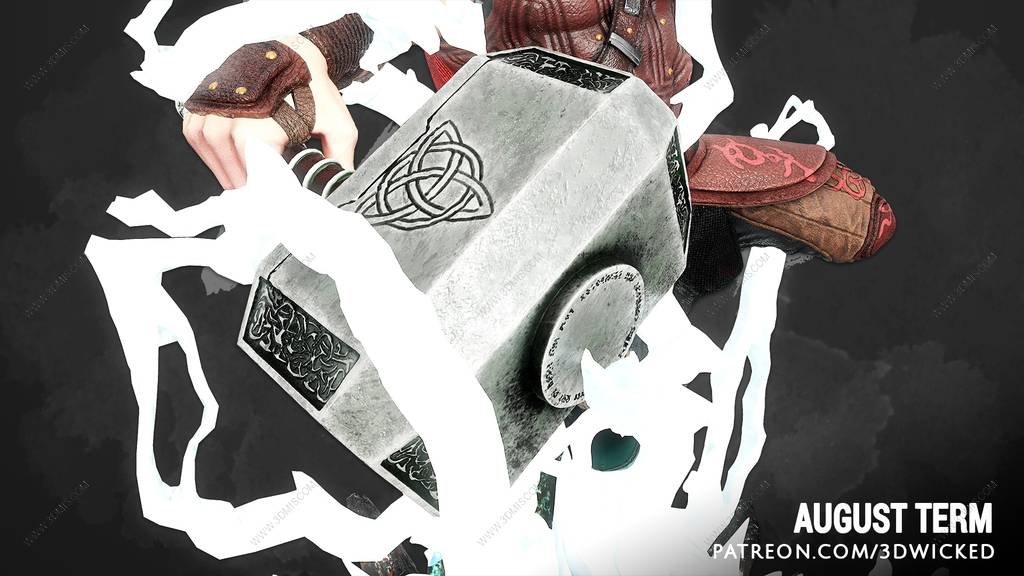 P站图纸印象馆 3DWicked 漫威 托尔 3DWicked 漫威 托尔