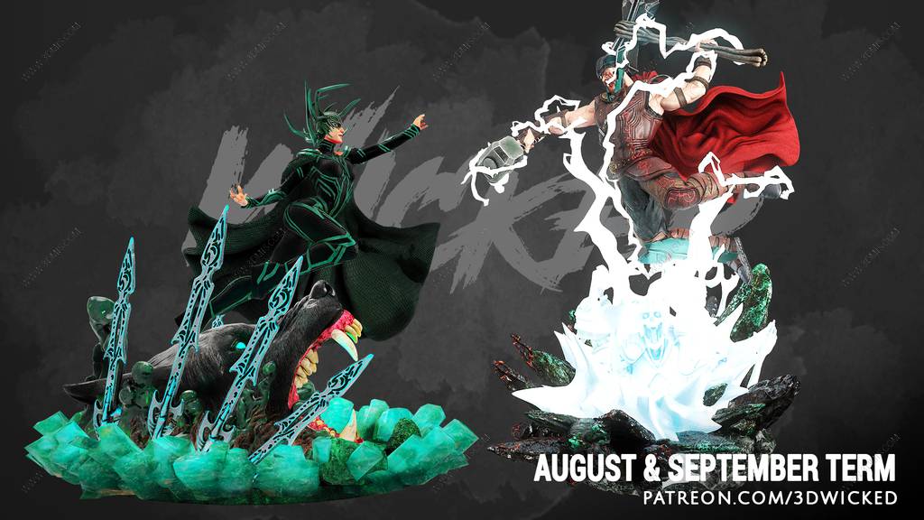 P站图纸印象馆 3DWicked 漫威 托尔 3DWicked 漫威 托尔