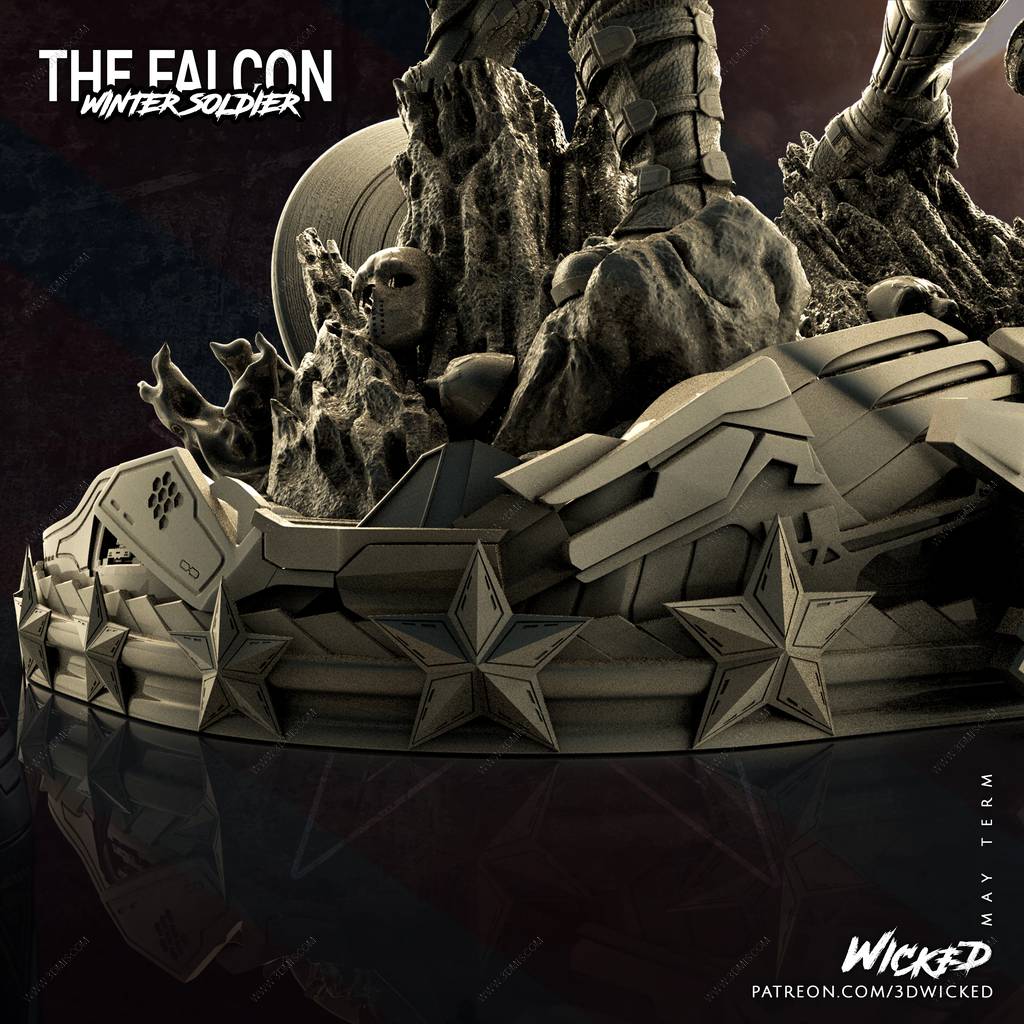 P站图纸印象馆 3DWicked 漫威 冬日战士和华金·托雷斯 3DWicked 漫威 冬日战士和华金·托雷斯