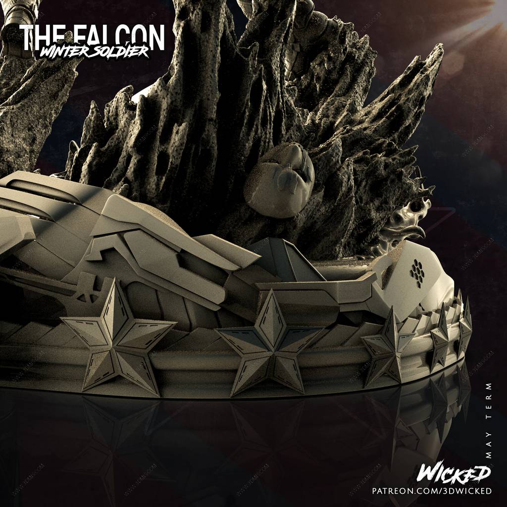 P站图纸印象馆 3DWicked 漫威 冬日战士和华金·托雷斯 3DWicked 漫威 冬日战士和华金·托雷斯