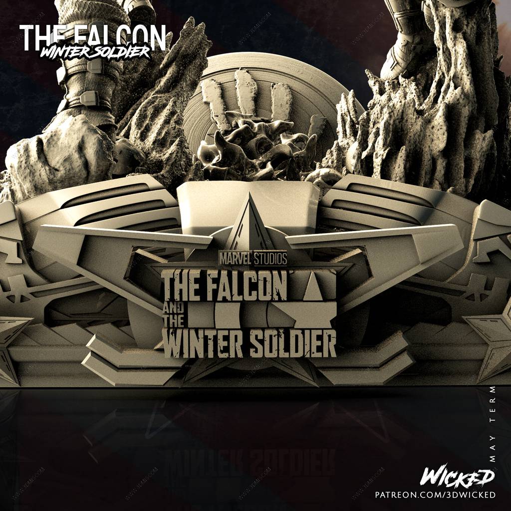 P站图纸印象馆 3DWicked 漫威 冬日战士和华金·托雷斯 3DWicked 漫威 冬日战士和华金·托雷斯