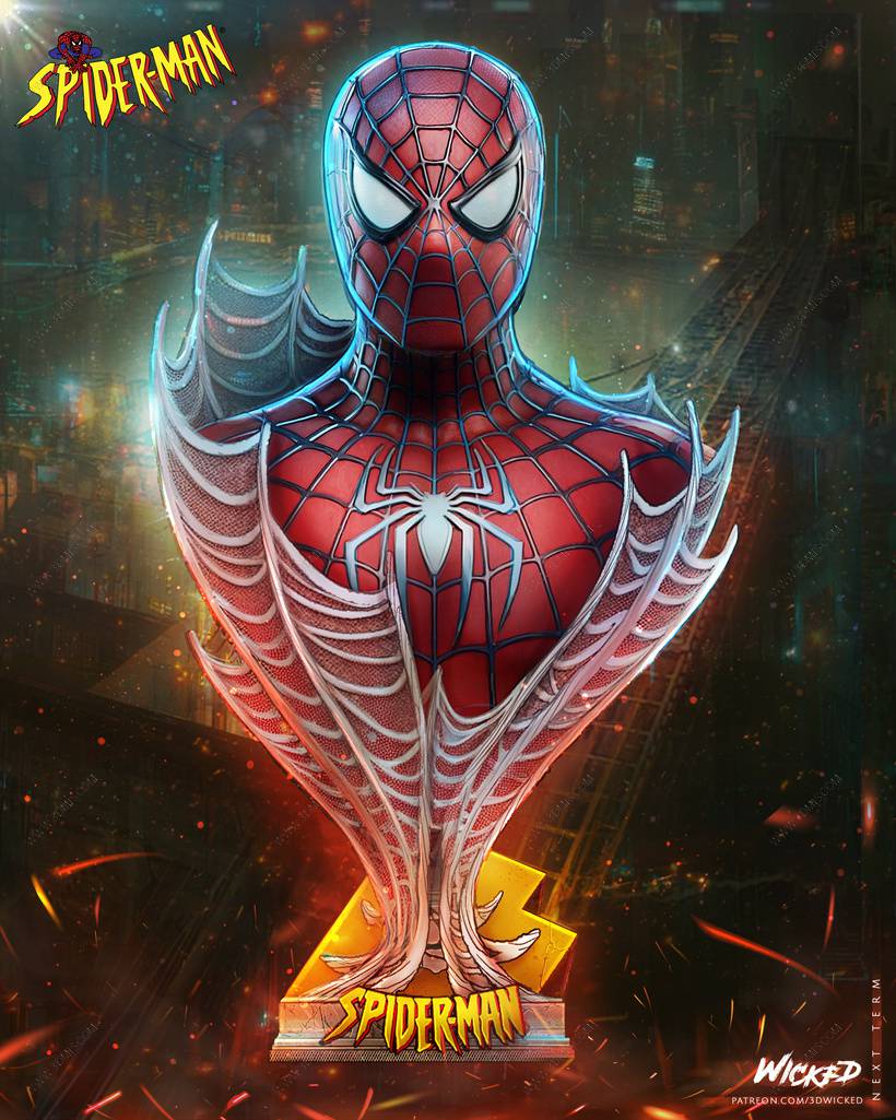 P站图纸印象馆 3DWicked 漫威 蜘蛛侠和格温·斯黛西 3DWicked 漫威 蜘蛛侠和格温·斯黛西