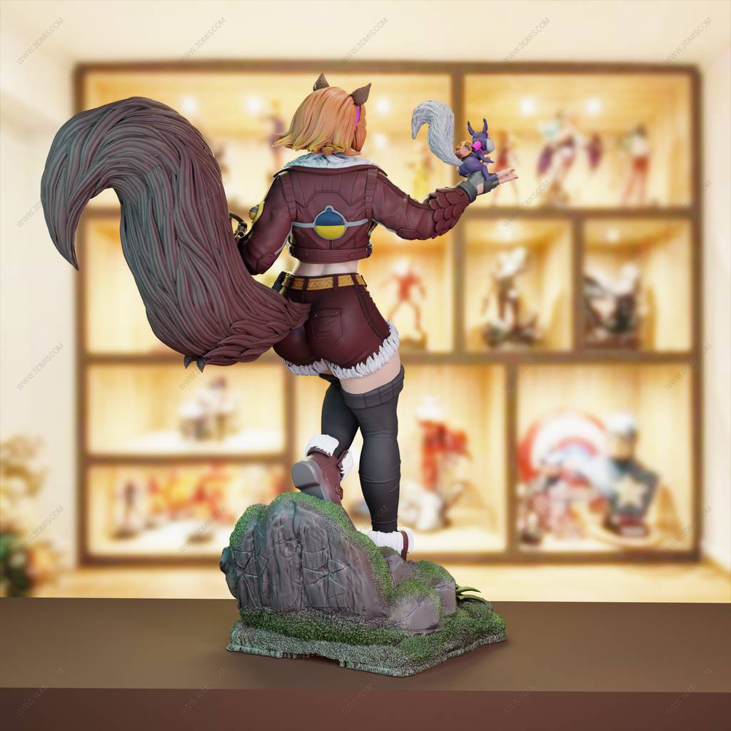 P站图纸印象馆 BrunoArt3D 漫威 松鼠妹 BrunoArt3D 漫威 松鼠妹