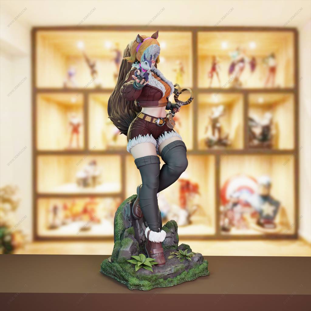 P站图纸印象馆 BrunoArt3D 漫威 松鼠妹 BrunoArt3D 漫威 松鼠妹