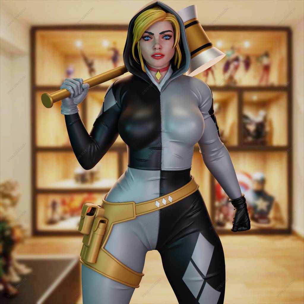 P站图纸印象馆 BrunoArt3D DC漫画 哈莉·奎茵 BrunoArt3D DC漫画 哈莉·奎茵