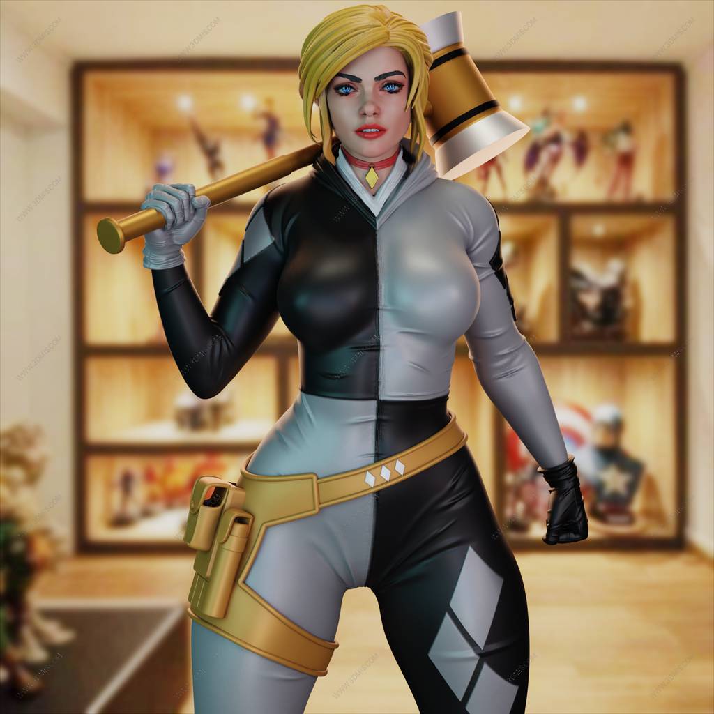 P站图纸印象馆 BrunoArt3D DC漫画 哈莉·奎茵 BrunoArt3D DC漫画 哈莉·奎茵