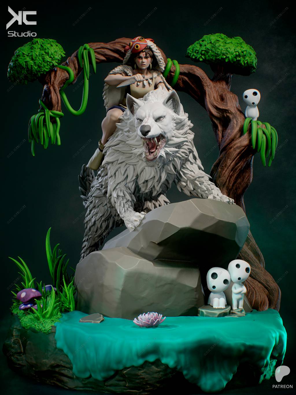 P站图纸印象馆 KcStudio 幽灵公主 KcStudio 幽灵公主