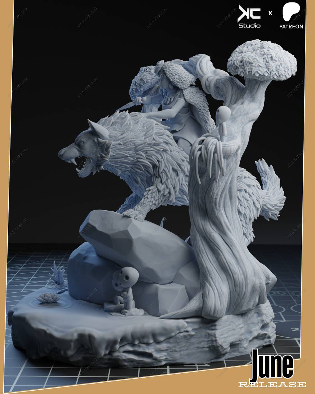 P站图纸印象馆 KcStudio 幽灵公主 KcStudio 幽灵公主