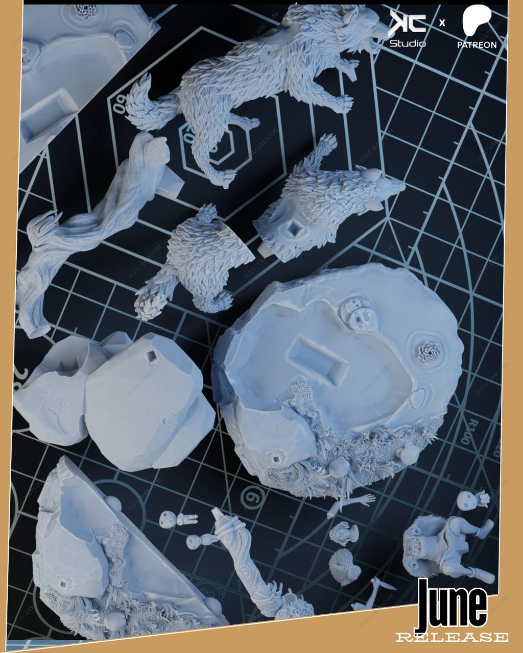 P站图纸印象馆 KcStudio 幽灵公主 KcStudio 幽灵公主