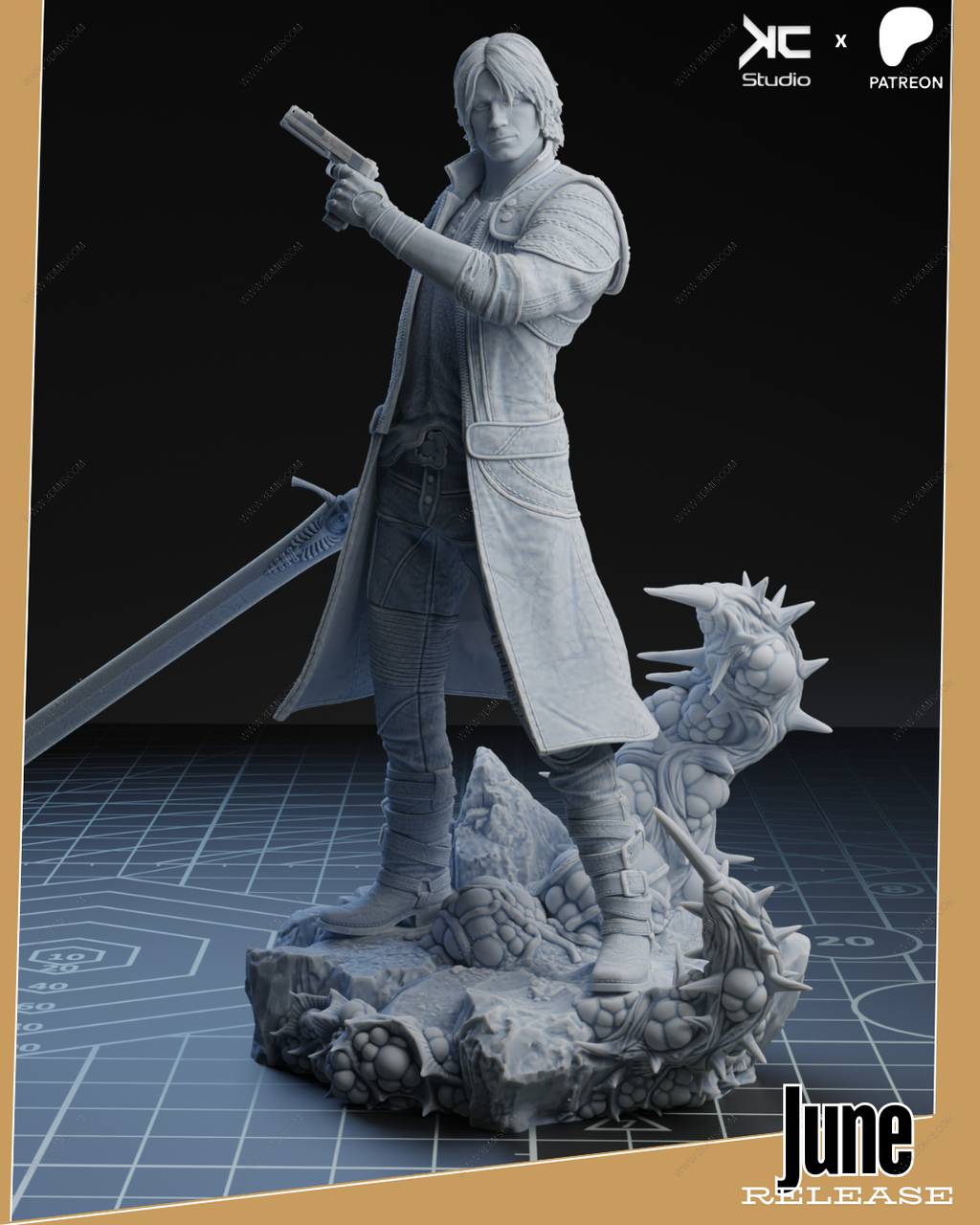 P站图纸印象馆 KcStudio 鬼泣 但丁 KcStudio 鬼泣 但丁