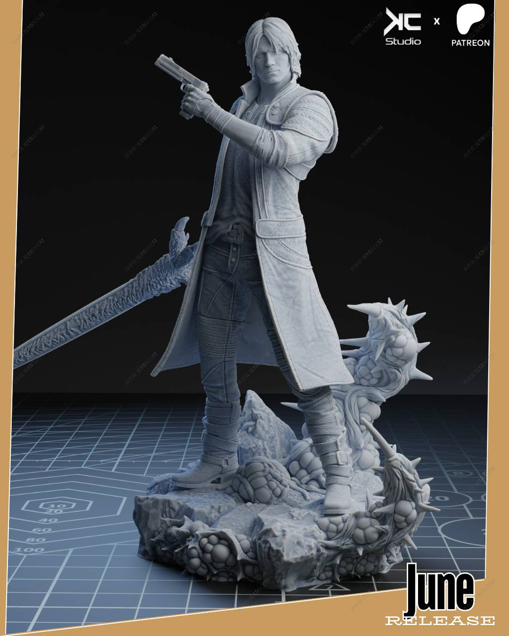 P站图纸印象馆 KcStudio 鬼泣 但丁 KcStudio 鬼泣 但丁