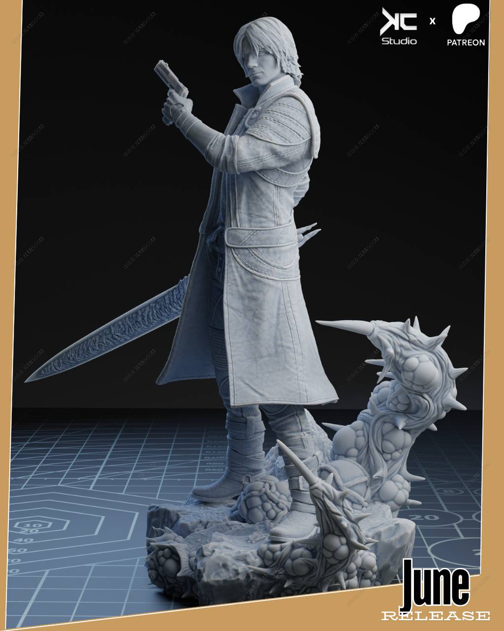 P站图纸印象馆 KcStudio 鬼泣 但丁 KcStudio 鬼泣 但丁