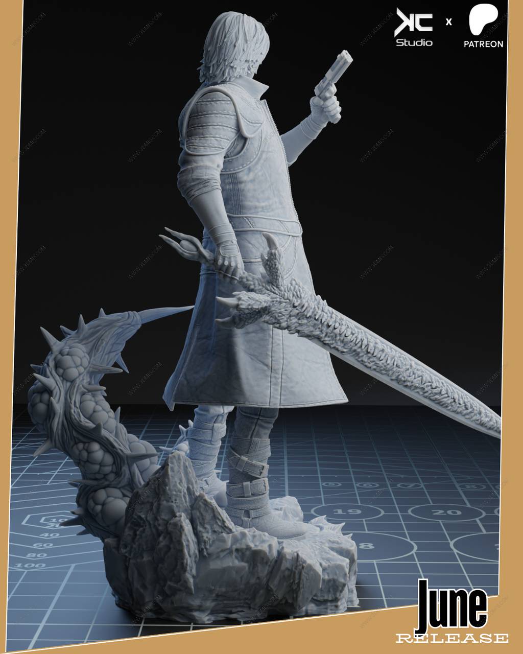 P站图纸印象馆 KcStudio 鬼泣 但丁 KcStudio 鬼泣 但丁