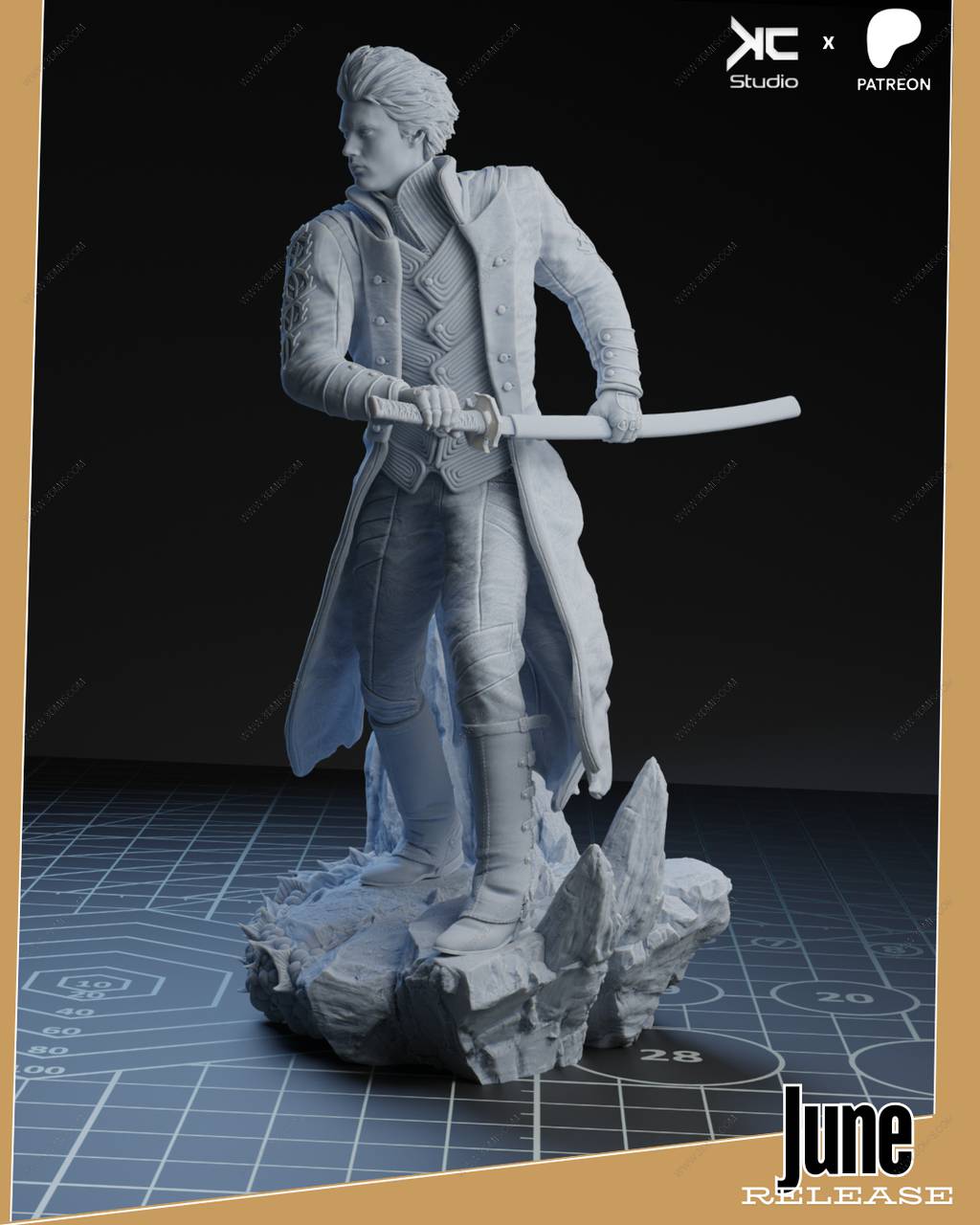 P站图纸印象馆 KcStudio 鬼泣 维吉尔 KcStudio 鬼泣 维吉尔