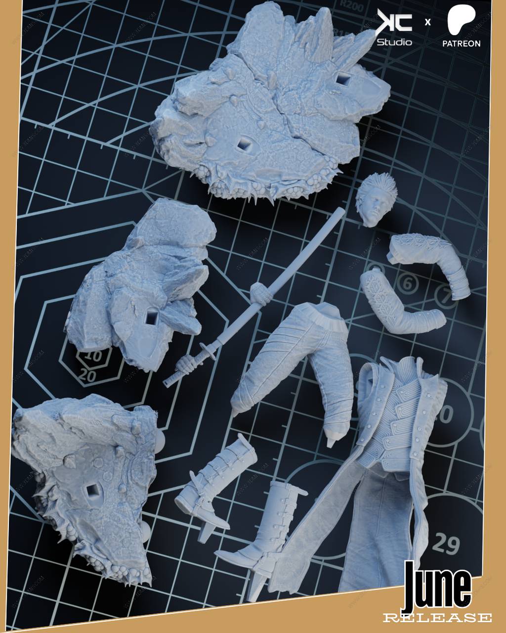 P站图纸印象馆 KcStudio 鬼泣 维吉尔 KcStudio 鬼泣 维吉尔