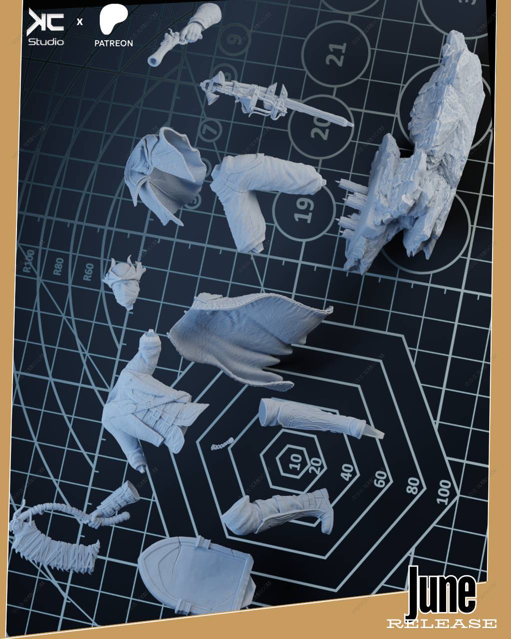 P站图纸印象馆 KcStudio 血源诅咒 猎人捕手艾琳 KcStudio 血源诅咒 猎人捕手艾琳