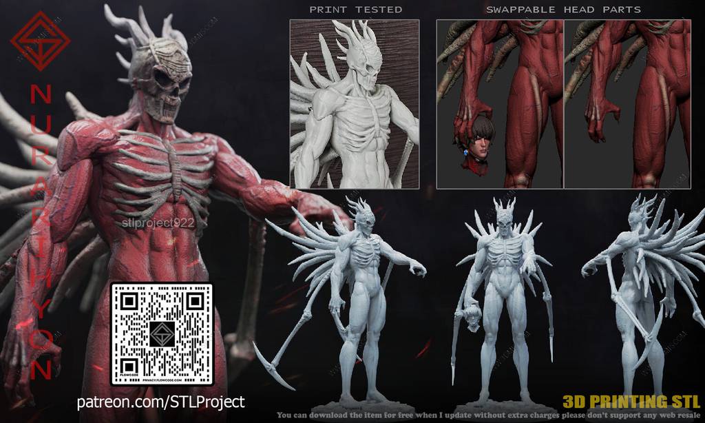 P站图纸印象馆 STL Project 日本滑瓢鬼 STL Project 日本滑瓢鬼