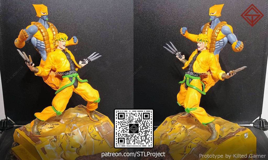 P站图纸印象馆 STL Project JOJO的奇妙冒险 迪奥·布兰度 STL Project JOJO的奇妙冒险 迪奥·布兰度