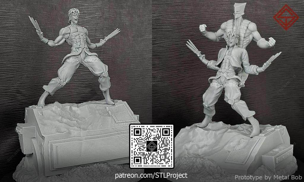 P站图纸印象馆 STL Project JOJO的奇妙冒险 迪奥·布兰度 STL Project JOJO的奇妙冒险 迪奥·布兰度