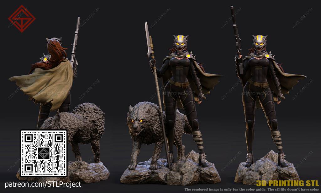 P站图纸印象馆 STL Project 冰与火之歌 冰原狼 STL Project 冰与火之歌 冰原狼