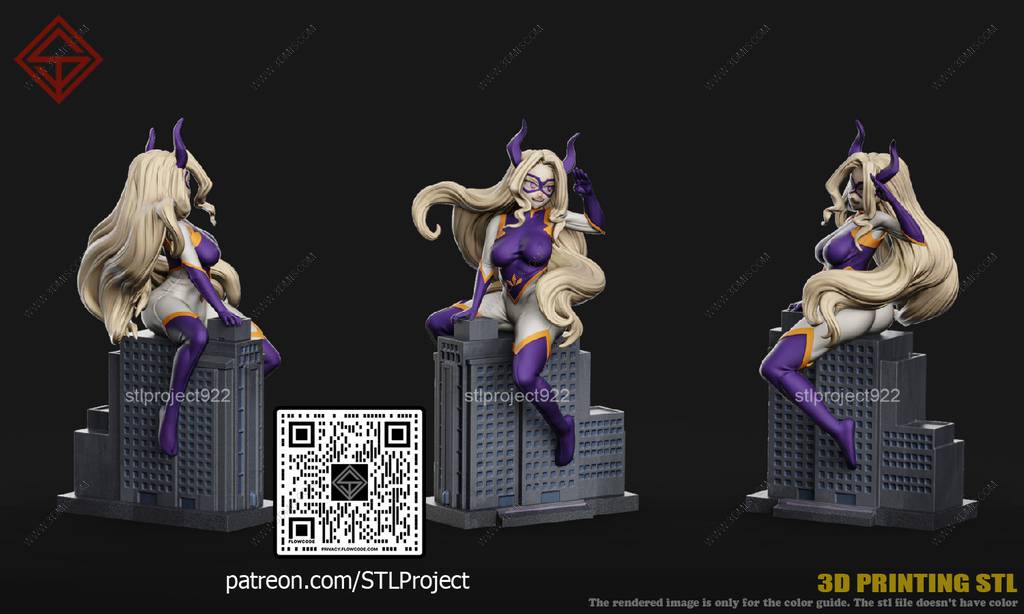 P站图纸印象馆 STL Project 山岭女侠 STL Project 山岭女侠