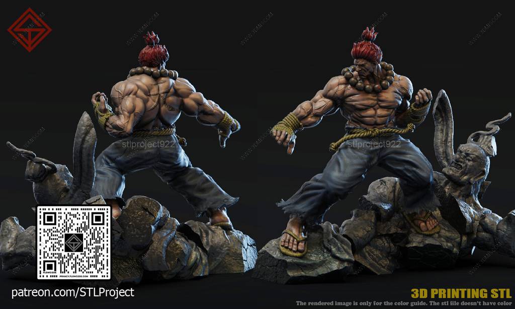 P站图纸印象馆 STL Project 铁拳 豪鬼 STL Project 铁拳 豪鬼