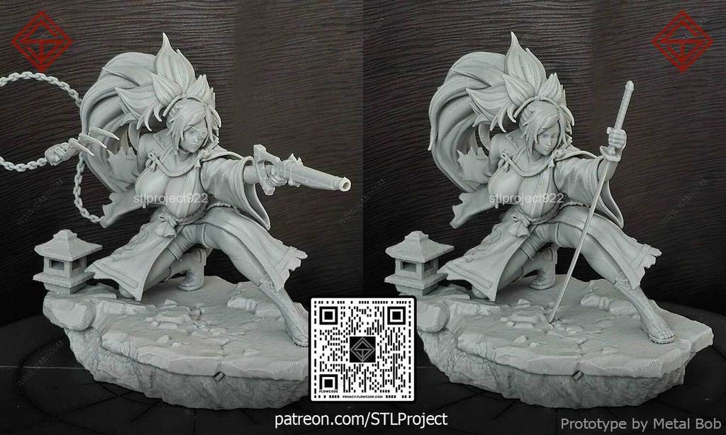 P站图纸印象馆 STL Project 罪恶装备 梅喧 STL Project 罪恶装备 梅喧